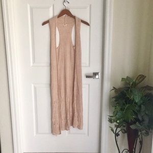 Mossimo Cream Crocheted Cardigan